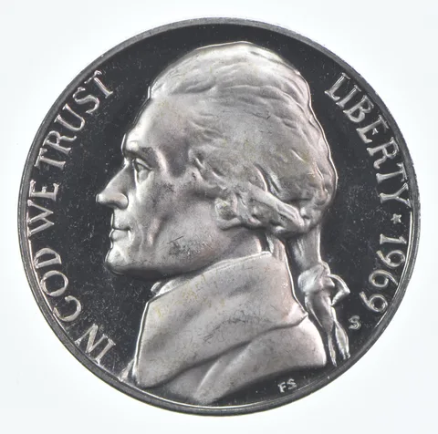 1969-S Jefferson Nickel Proof