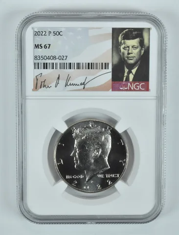 2022-P Kennedy Half Dollar MS67 NGC Signature Label