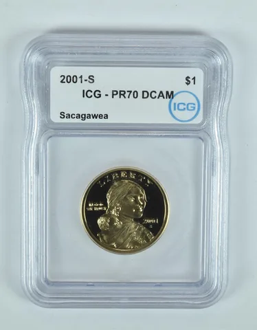 2001-S Sacagawea $1 PR70 DCAM ICG