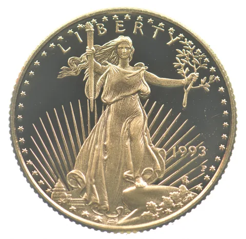 1993-P $10 American Gold Eagle 1/4 Oz Gold *4478