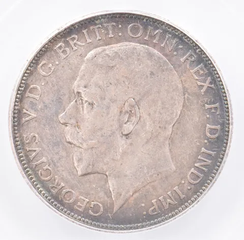 1917 Great Britain Florin AU58 ICG Beautiful Tone *1966