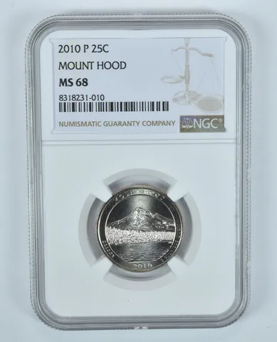 2010-P Washington Quarter Mount Hood ATB MS68 NGC