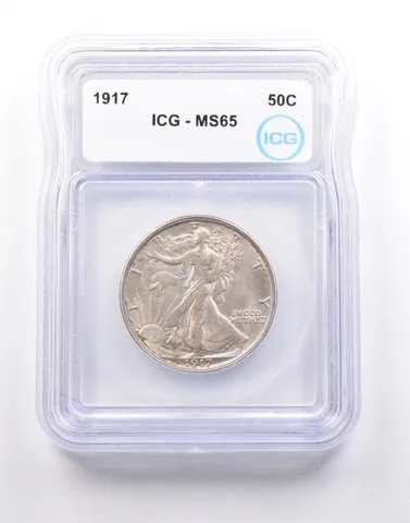1917 Walking Liberty Half Dollar MS65 ICG *5146