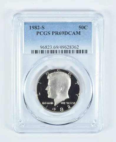1982-S Kennedy Half Dollar PR69 DCAM PCGS Blue Label