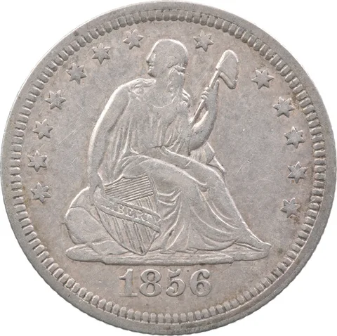 1856 Seated Liberty Quarter *5524