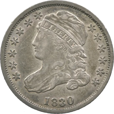 1830 Capped Bust Dime *6901