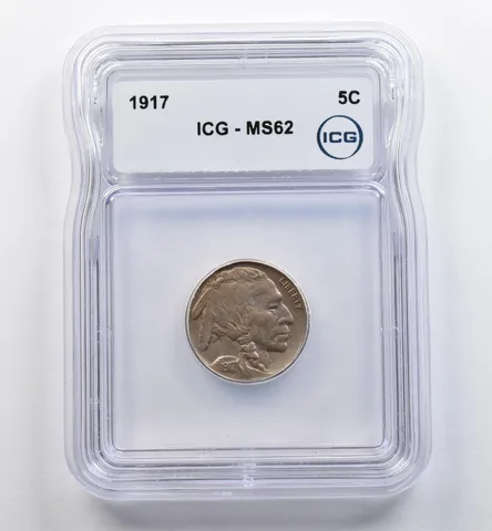 1917 Indian Head Buffalo Nickel MS62 ICG *9016