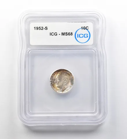 1952-S Roosevelt Dime MS68 ICG *8223