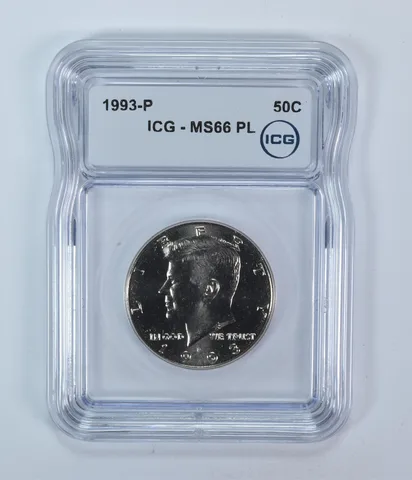 1993-P Kennedy Half Dollar MS66 PL ICG
