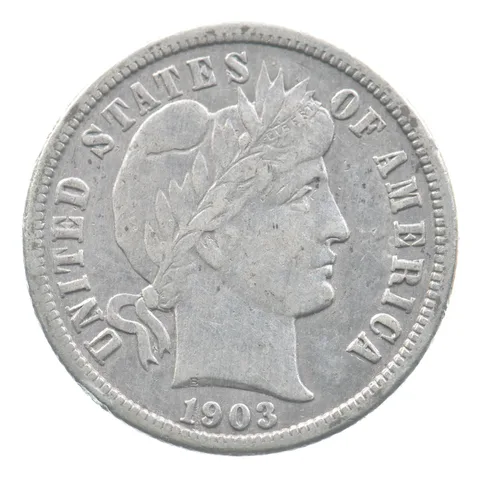 1903-O Barber Dime *9338