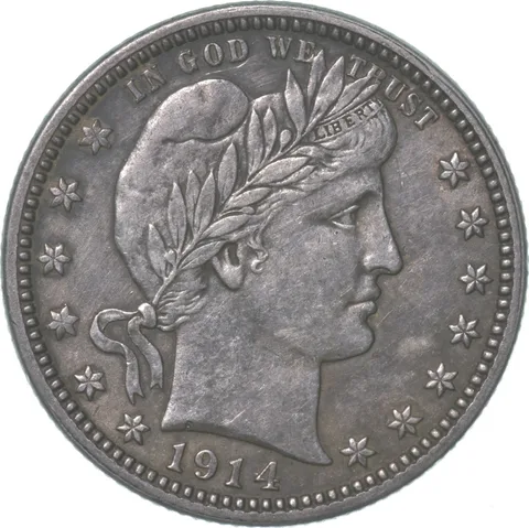 1914 Barber Quarter a8311