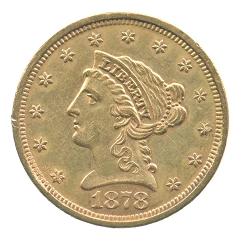 1878-S $2.50 Liberty Head Gold Quarter Eagle *9092