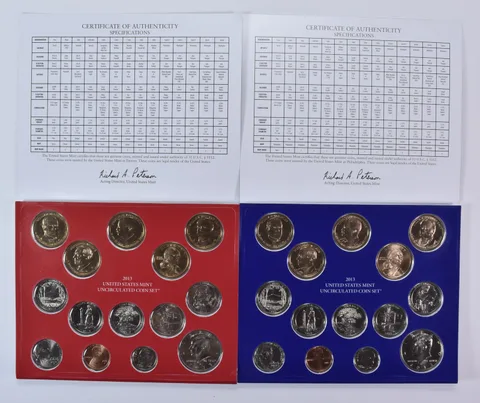 2013 Mint Set with Unc Coins in Original Packaging (28 coins)