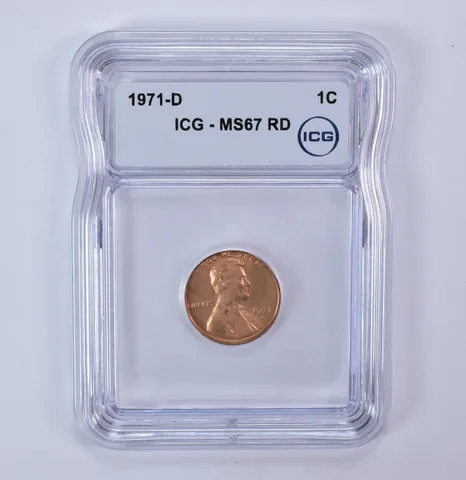 1971-D Lincoln Memorial Cent MS67 RD ICG