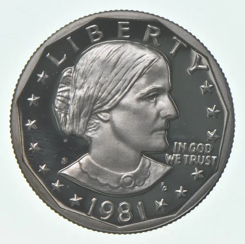 1981-S Susan B Anthony $1 Type 1 Proof
