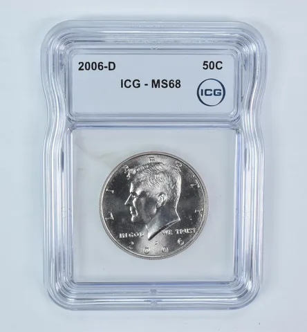 2006-D Kennedy Half Dollar MS68 ICG