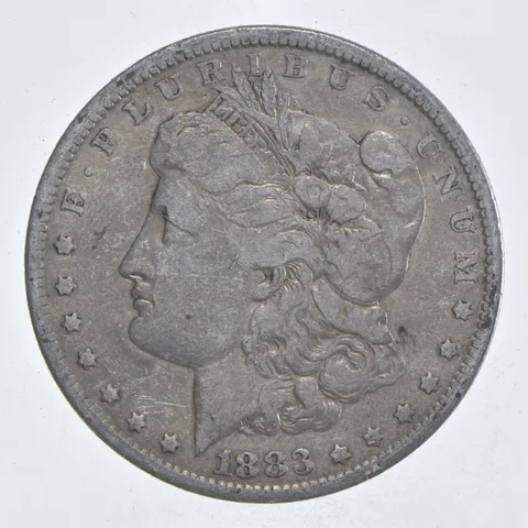 Early - 1883 Morgan Silver Dollar - 90% US Coin *019