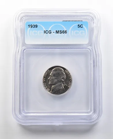 1939 Jefferson Nickel MS66 ICG *0300