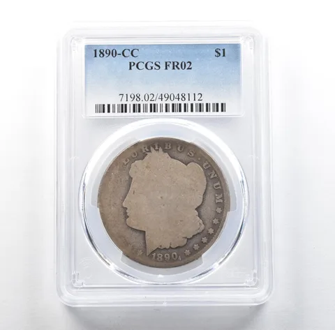 1890-CC Morgan Silver Dollar FR02 PCGS Lowball