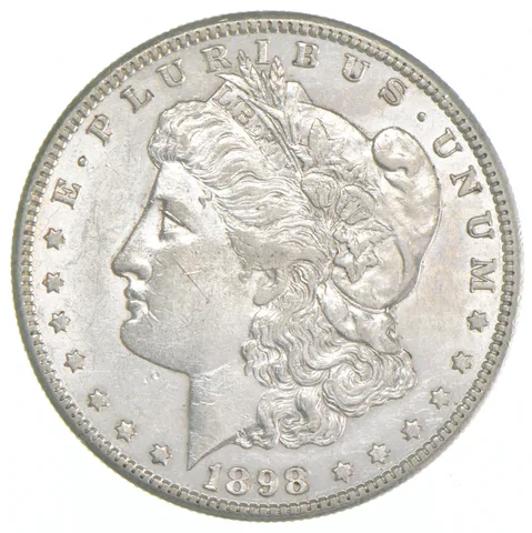 1898-S Morgan Silver Dollar a1883