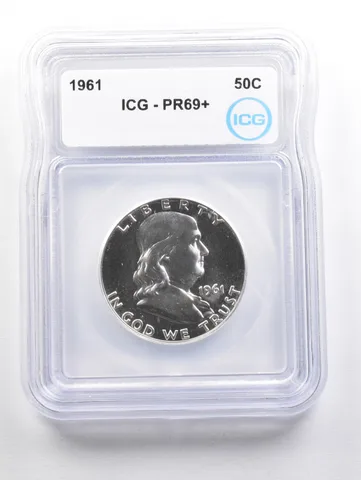 1961 Franklin Half Dollar PR69+ ICG *6039