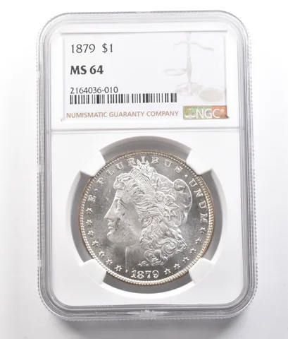 1879 Morgan Silver Dollar MS64 NGC PQ *0812
