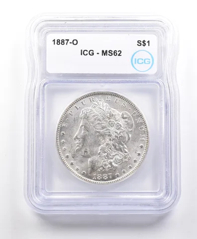 1887-O Morgan Silver Dollar MS62 ICG *3326