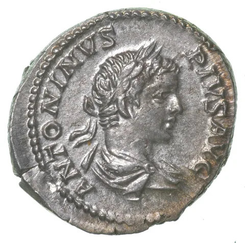 197-217 AD Ancient Roman Silver Denarius Caracalla *4994