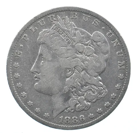 Early - 1886-O Morgan Silver Dollar - 90% US Coin *642