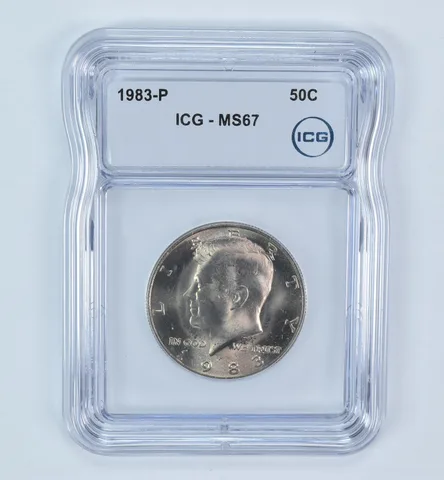 1983-P Kennedy Half Dollar MS67 ICG