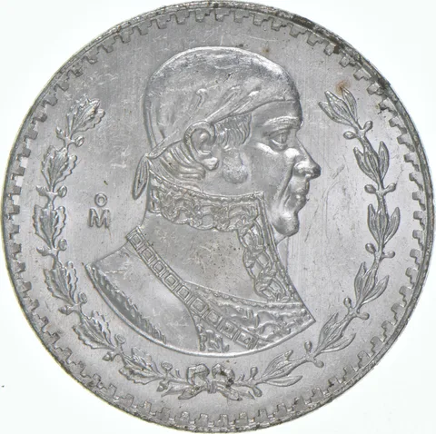1966 Mo Mexico 1 Peso BU