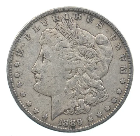 Early - 1889 Morgan Silver Dollar - 90% US Coin *969