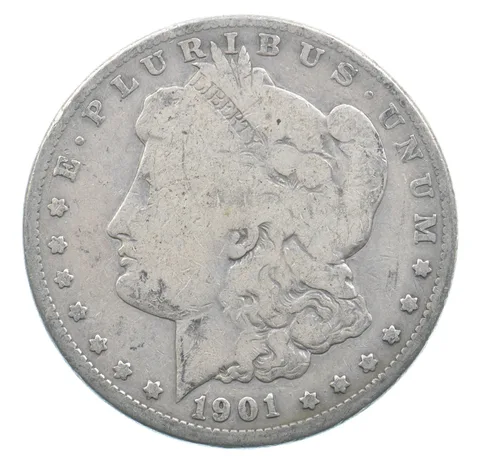 Early - 1901-O Morgan Silver Dollar - 90% US Coin *918