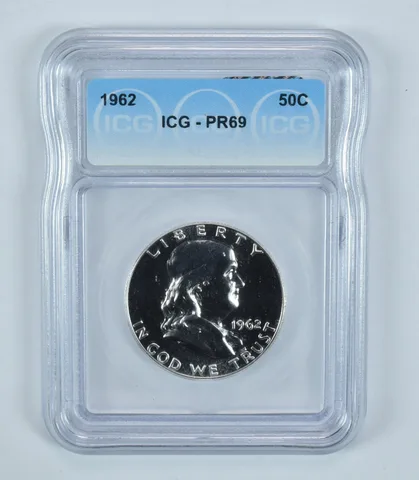 1962 Franklin Half Dollar PR69 ICG