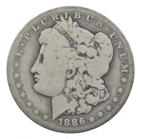Early - 1886-O Morgan Silver Dollar - 90% US Coin *668