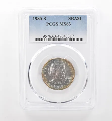 1980-S Susan B Anthony $1 MS63 PCGS Beautiful Tone *1895