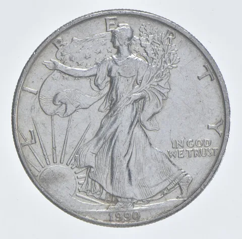 Better Date 1990 American Silver Eagle 1 Troy Oz .999 Fine Silver *977