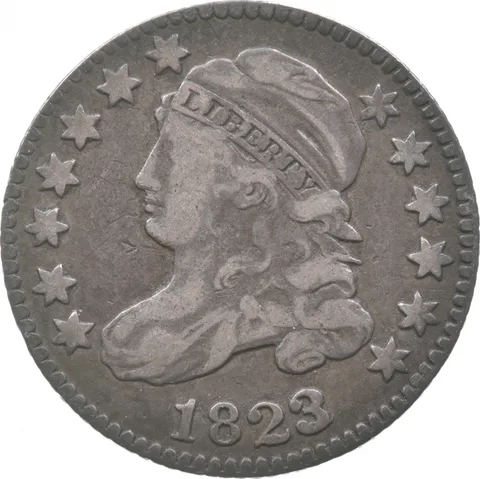 1823/2 Capped Bust Dime a9327
