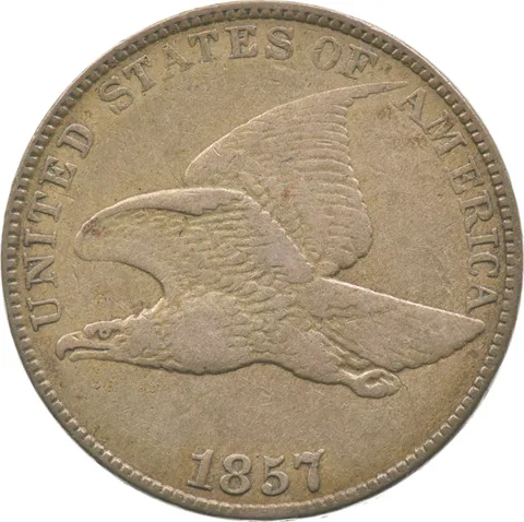 1857 Flying Eagle Cent a4360
