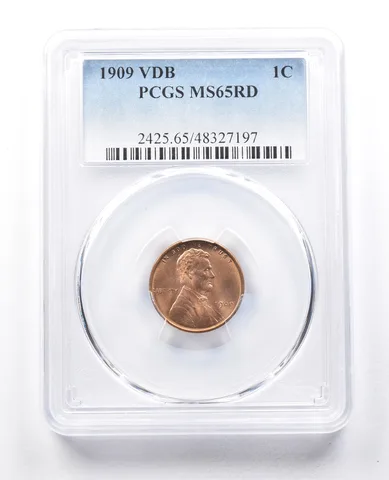 1909 Lincoln Wheat Cent VDB MS65 RD PCGS a1819