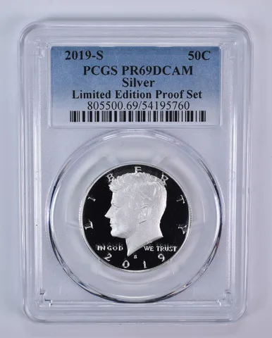 2019-S Kennedy Half Dollar Silver Limited Edition Set PR69 DCAM PCGS