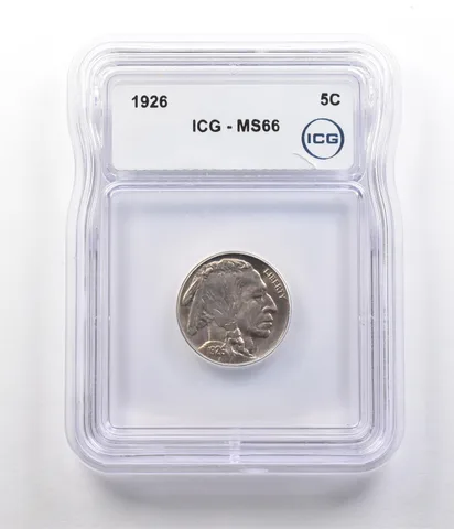 1926 Indian Head Buffalo Nickel MS66 ICG *2616
