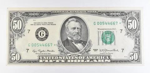 1977 $50 Chicago IL FRN Star Note Green Seal *1691