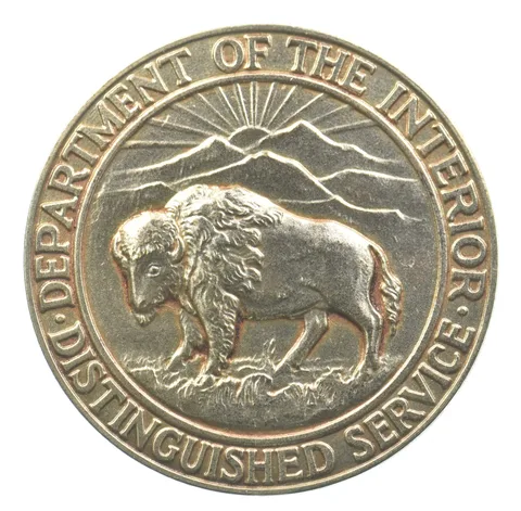 1962 Award For Distinguished Service 14k 53.8g Thomas H Miller GOLD *6559