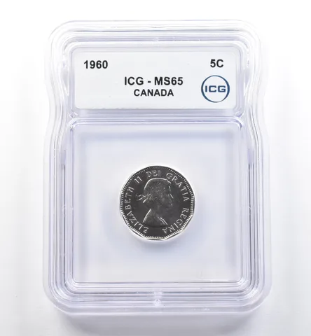 1960 Canada 5 Cents MS65 ICG *0261