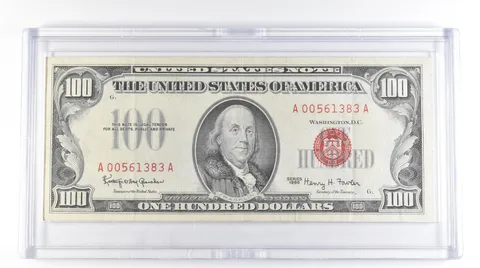 1966 $100 United States Note Red Seal *6725