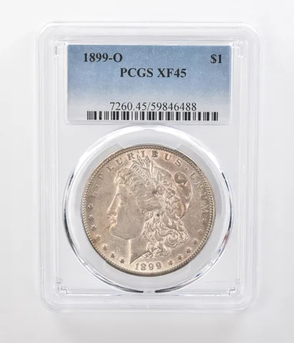 1899-O Morgan Silver Dollar XF45 PCGS Beautiful Tone Reverse *1186