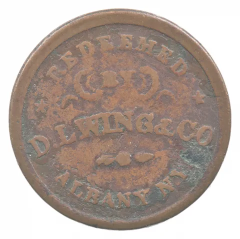 D L Wing & Co Civil War Token *6663