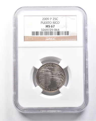 MS67 2009-P Washington State Quarter Puerto Rico NGC *6151