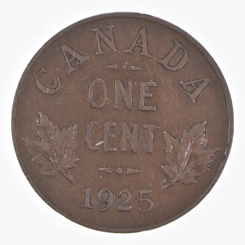 Better Date - 1925 Canada 1 Cent World Coin *048